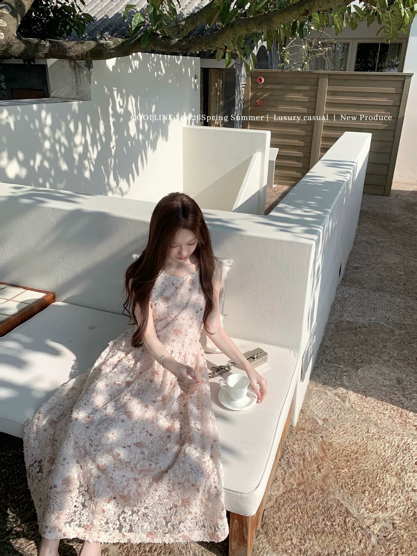 꽃 집 소녀 3 차원 꽃 봄 여름 드레스