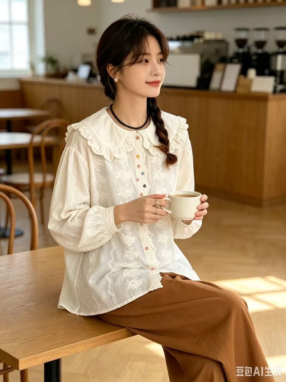 2026 새로운 자수 셔츠 상세 이미지 9