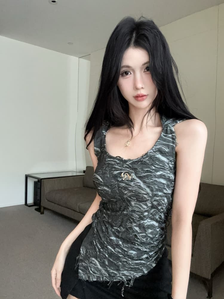 실사 정가 불모지 바람 레이스 디자인 센스 패치워크 후드 티셔츠 몸매 가꾸기 맨위 상세 이미지 4