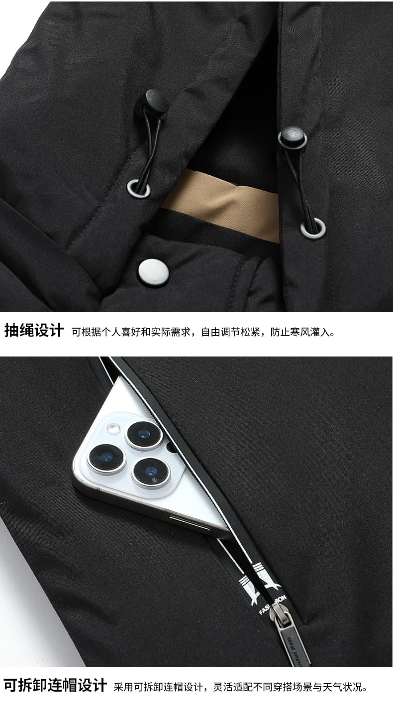 중노년 새로운 보온 면 의류 남성 겨울 방풍 털이 있고 두꺼운 면 옷 흑연 알켄 두꺼운 목화 진딧물 재킷 상세 이미지 20