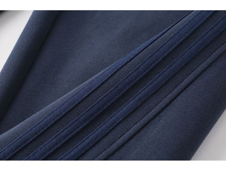 국경 간 조수 브랜드 순면 주름 측면 스트라이프 웨이 바지 남자 새로운 봄 가을 겨울 바지 운동 바지 루즈핏 캐주얼 긴 바지 상세 이미지 10