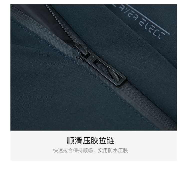 겨울 남성 면 의류 두꺼운 중노년 아빠 로드 중 비즈니스 캐주얼 면 옷 수 있습니다. 언 로딩 모자 보온 남성 의류 재킷 상세 이미지 7