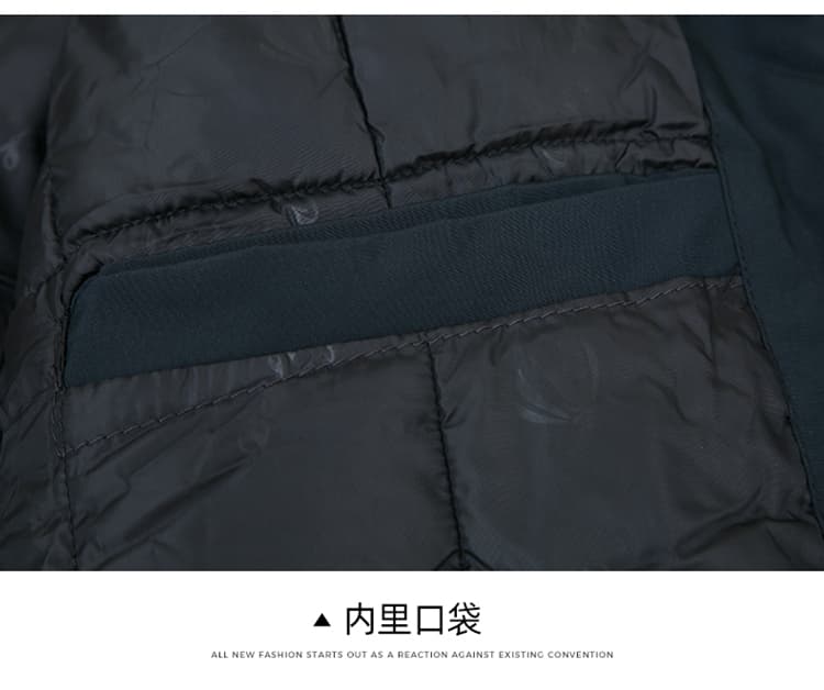 겨울 남성 면 의류 두꺼운 중노년 아빠 로드 중 비즈니스 캐주얼 면 옷 수 있습니다. 언 로딩 모자 보온 남성 의류 재킷 상세 이미지 18