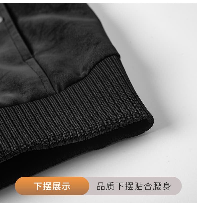 국경 간 높은 품질 봄 가을 새로운 재킷 재킷 남자 패션 단색 폴로 칼라 재킷 루즈핏 캐주얼 재킷 야외 상세 이미지 23