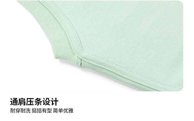 국경 간 새로운 남성 패치워크 다용도 로마 면 무거운 단색 라운드 넥 티셔츠 캐주얼 루즈핏 맨위 티셔츠 반팔 상세 이미지 23