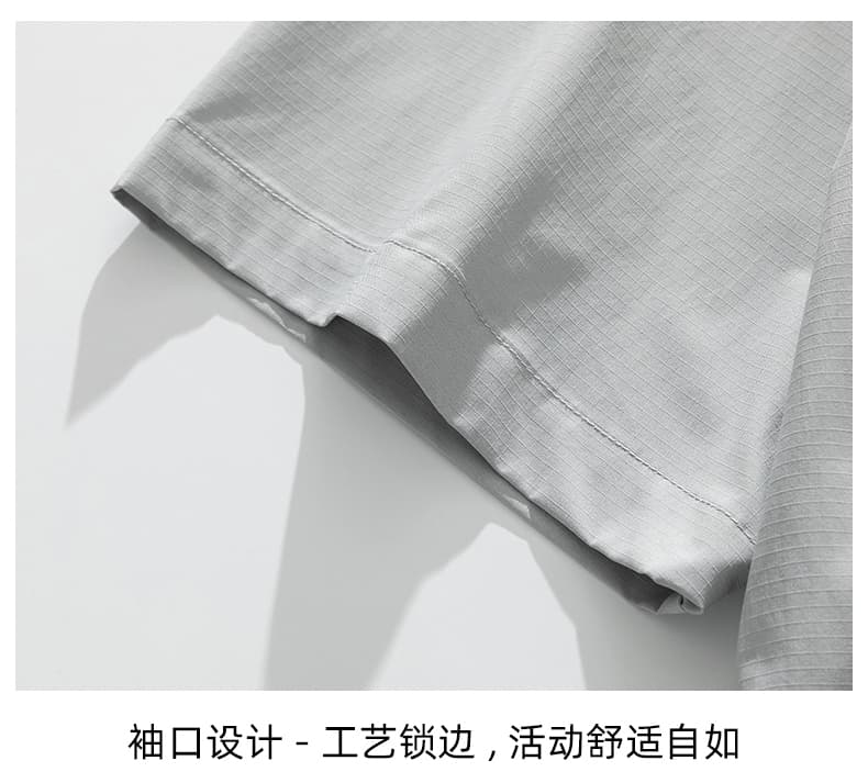 국경 간 워크웨어 세트 셔츠 남성 여름 조수 브랜드 루즈핏 캐주얼 악당 잘 생긴 셔츠 반바지 커플 투피스 세트 상세 이미지 23