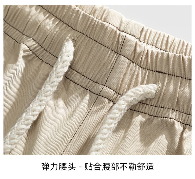 얼음 센스 모방 데님 반팔 셔츠 반바지 세트 남성 여름 얇은 스타일 캐주얼 고급 센스 루즈핏 투피스 세트 트렌디 상세 이미지 25