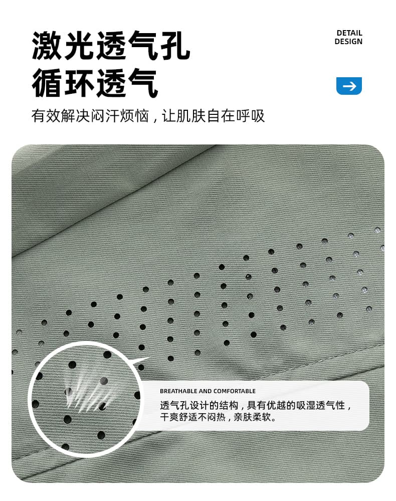남성 반바지 여름 얇은 스타일 통기성 메쉬 얼음 센스 오부 바지 루즈핏 속도 건조한 여름 캐주얼 운동 중 바지 상세 이미지 8