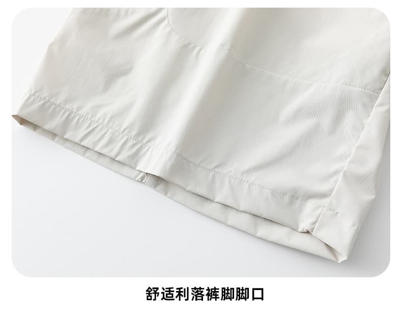 얼음 센스 속도 건조한 반바지 남성 여름 얇은 스타일 통기성 메쉬 오부 바지 루즈핏 넓은 다리 여름 캐주얼 중 바지 상세 이미지 7