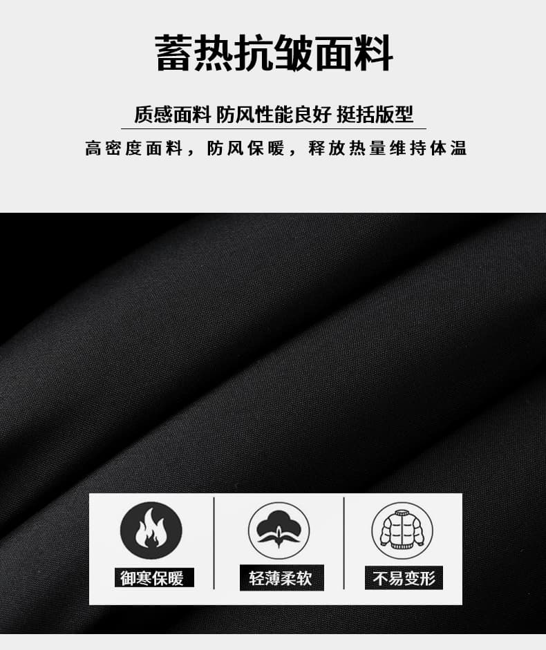양면 착용 가을 겨울 남성 면 옷 조끼 조끼 조수 브랜드 양면 착용 양성 및 음성 착용 재킷 십자가 패키지 커플 베스트 상세 이미지 3