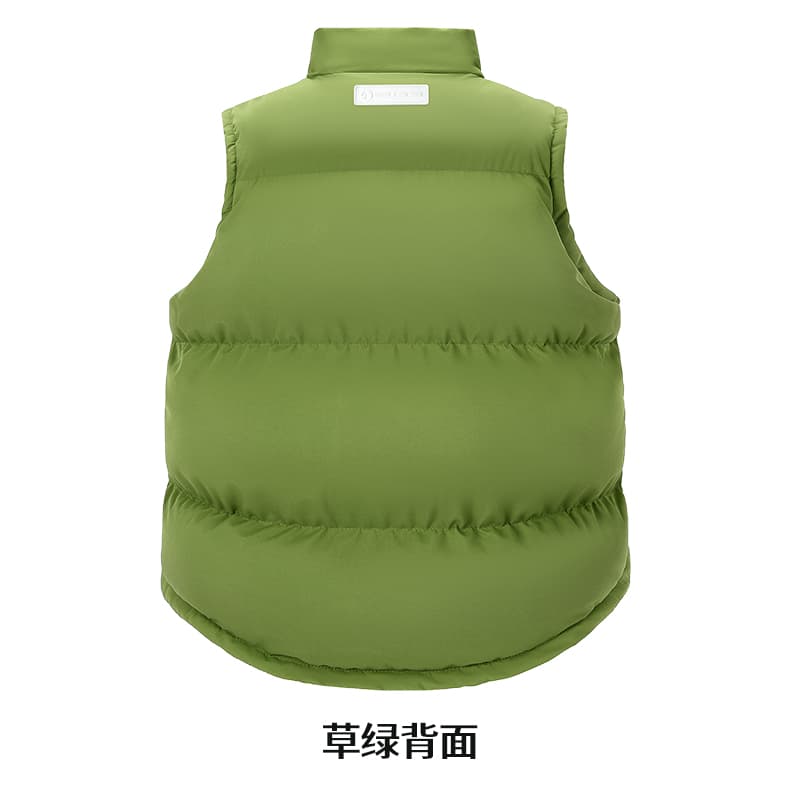 양면 착용 가을 겨울 남성 면 옷 조끼 조끼 조수 브랜드 양면 착용 양성 및 음성 착용 재킷 십자가 패키지 커플 베스트 상세 이미지 19