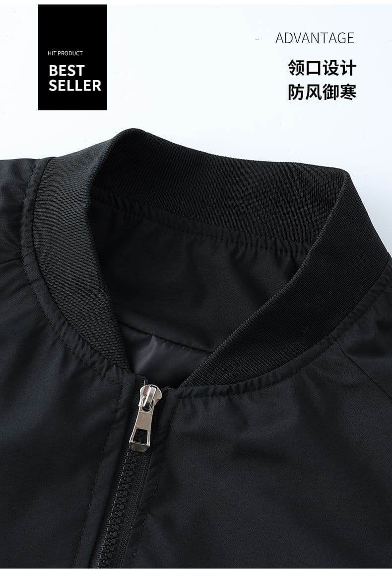 국경 간 남성 새로운 재킷 가을 겨울 아메리칸 레트로 트렌드 캐주얼 운동 야구 유니폼 파일럿 재킷 맨위 상세 이미지 2