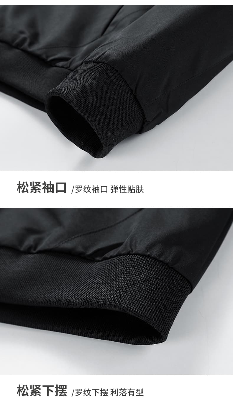 트렌드 스탠드 칼라 캐주얼 재킷 남성 2026 새로운 봄 가을 몸매 가꾸기 쇼트 스타일 청년 미니멀리즘 재킷 남성 상세 이미지 16