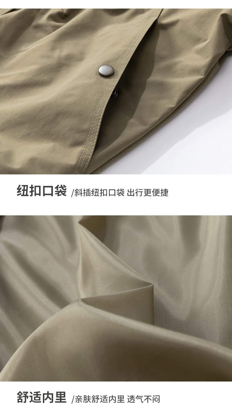 2026 가을 새로운 스탠드 칼라 워크웨어 재킷 남성 루즈핏 캐주얼 잘 생긴 재킷 패션 다용도 미니멀리즘 맨위 상세 이미지 17