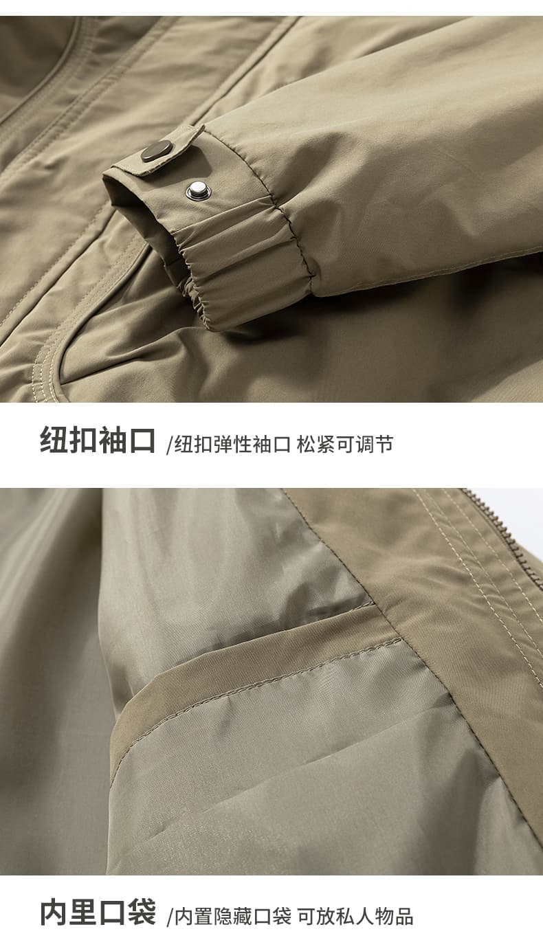 2026 가을 새로운 스탠드 칼라 워크웨어 재킷 남성 루즈핏 캐주얼 잘 생긴 재킷 패션 다용도 미니멀리즘 맨위 상세 이미지 18