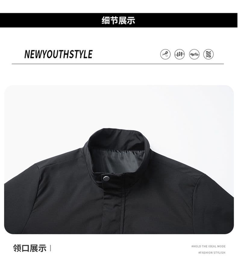 국경 간 새로운 봄 가을 겨울 재킷 남성 의류 트렌드 캐주얼 다용도 등산복 스탠드 칼라 루즈핏 방수 방풍 재킷 상세 이미지 16