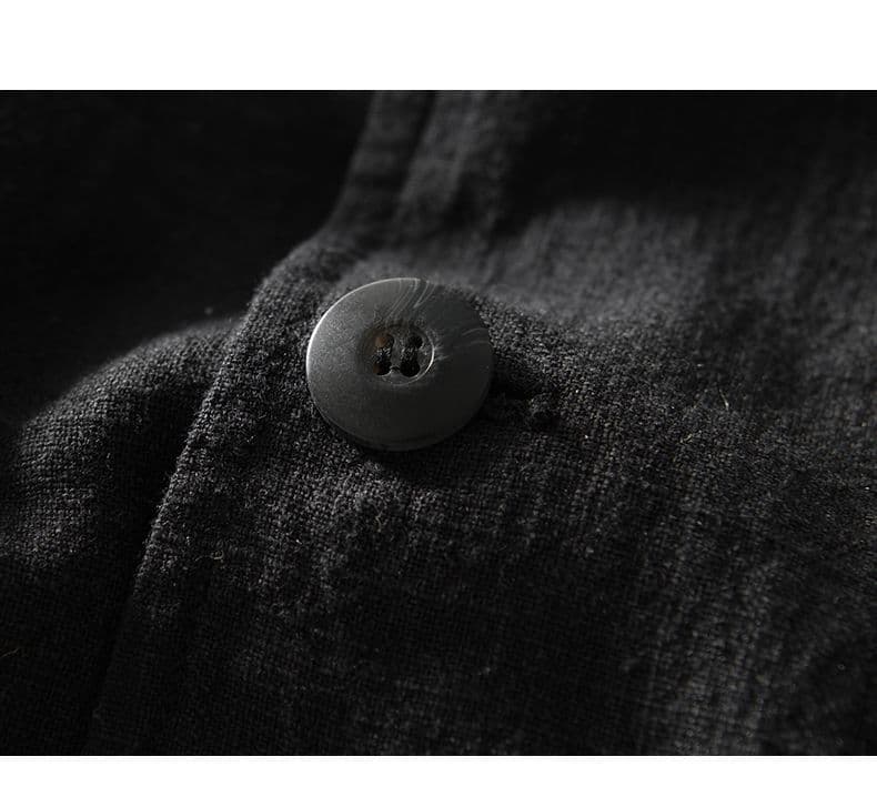 남성 봄 가을 새로운 비즈니스 캐주얼 루즈핏 패션 단색 단층 면 린넨 정장 다용도 맨위 높음 제품 재킷 상세 이미지 34