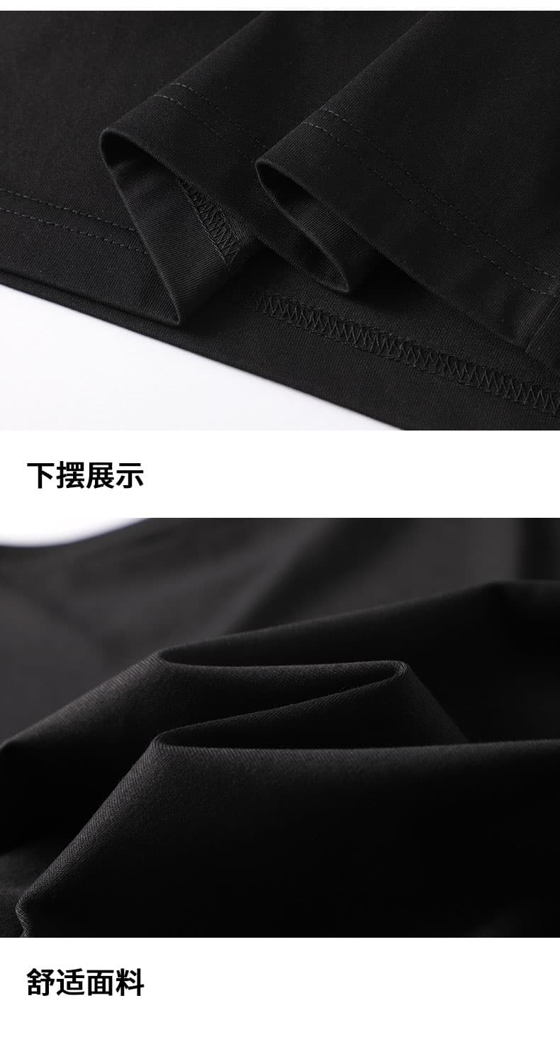 봄 가을 새로운 남녀 페이크 레이어드 카모플라주 후드티 가을 어깨 루즈핏 두꺼운 라운드 넥 긴팔 티셔츠 청소년 맨위 상세 이미지 18