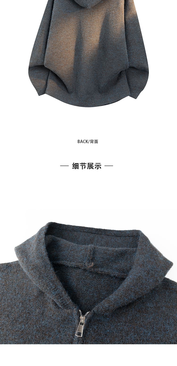 가을 겨울 두꺼운 보온 부드럽다 편안함 통기성 털 실 트렌디 에디션 패션 커플 다용도 오픈 가디건 니트 스웨터 코트 상세 이미지 5