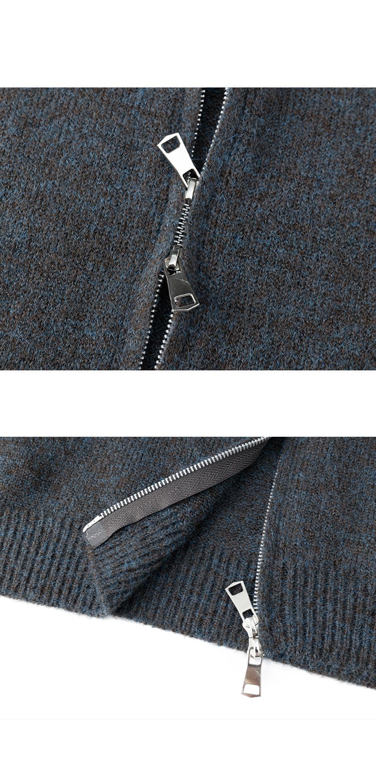 가을 겨울 두꺼운 보온 부드럽다 편안함 통기성 털 실 트렌디 에디션 패션 커플 다용도 오픈 가디건 니트 스웨터 코트 상세 이미지 7