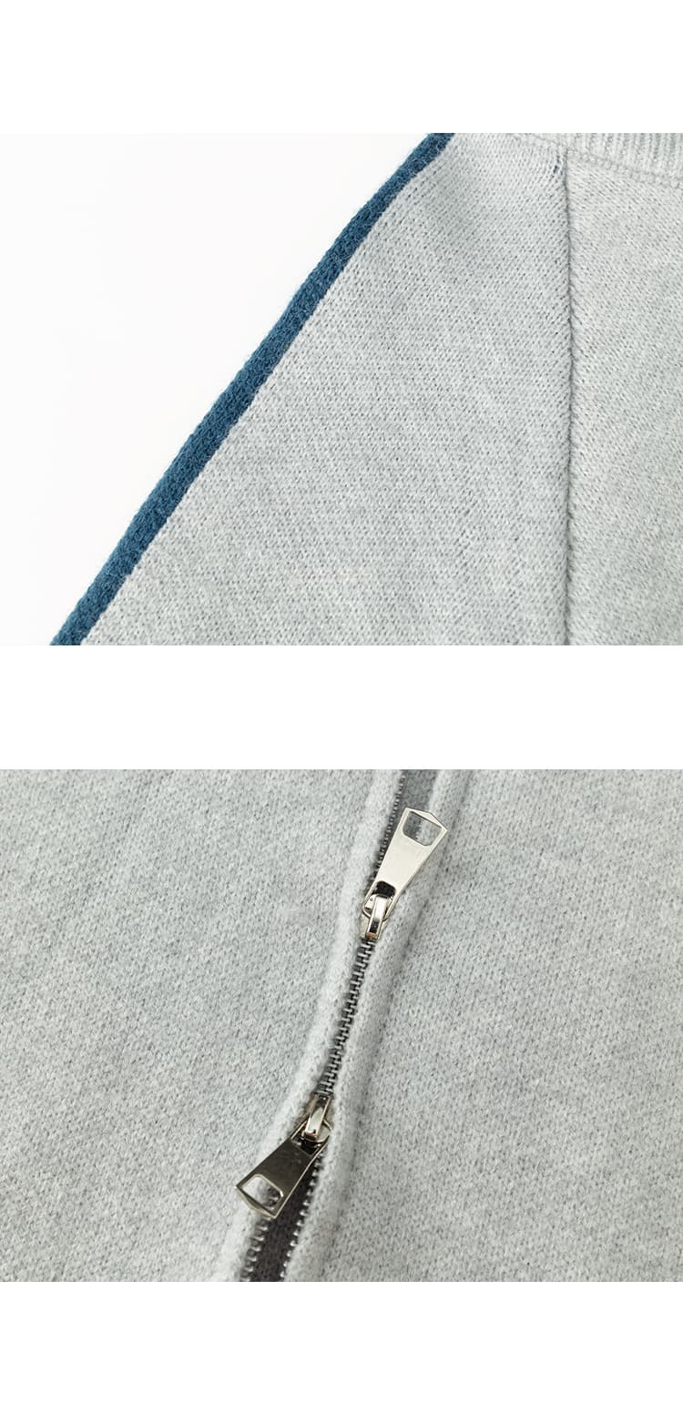 가을 겨울 두꺼운 보온 부드럽다 편안함 통기성 털 실 트렌디 에디션 패션 커플 다용도 오픈 가디건 니트 스웨터 코트 상세 이미지 7