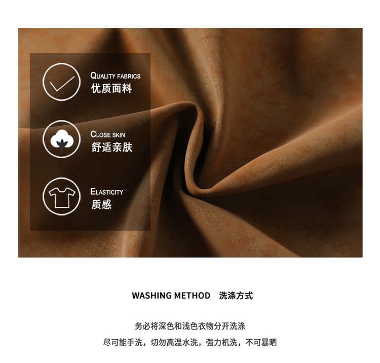 새로운 봄 가을 겨울 재킷 남녀 레트로 행침 가을 디자인 커플룩 조수 브랜드 캐주얼 루즈핏 후드 가죽 재킷 재킷 상세 이미지 3