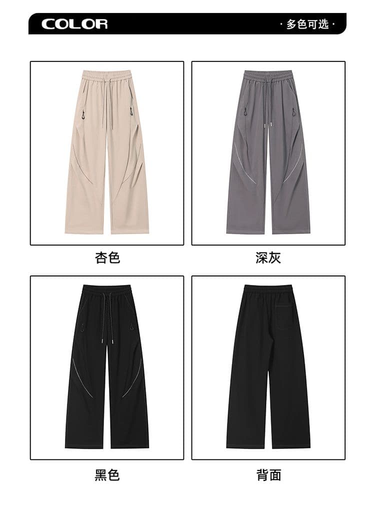 새로운 가을 워크웨어 팬츠 남성 아메리칸 조수 브랜드 루즈핏 패션 야외 기능 사계절 트렌드 레트로 낙하산 병 바지 상세 이미지 3