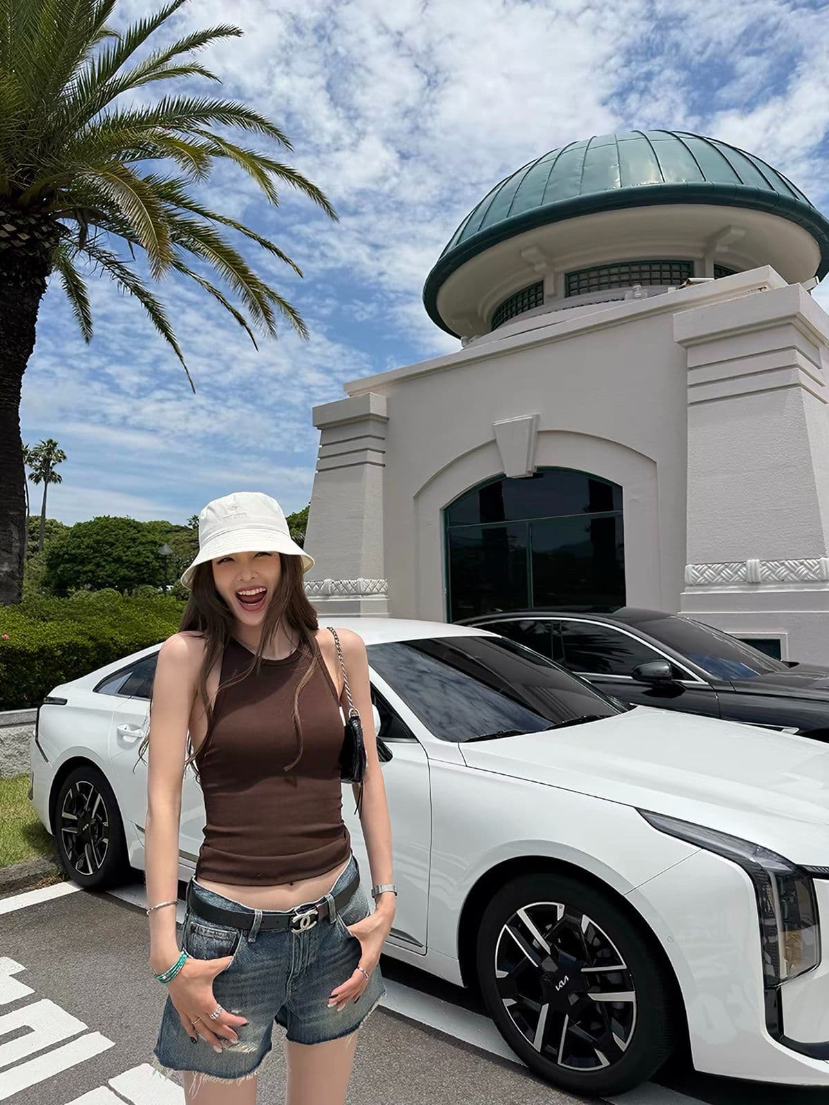 워싱 레트로 마 오래된 블루스 데님 반바지 여성 여름 새로운 세련된 스트레이트 바지 이미지 4