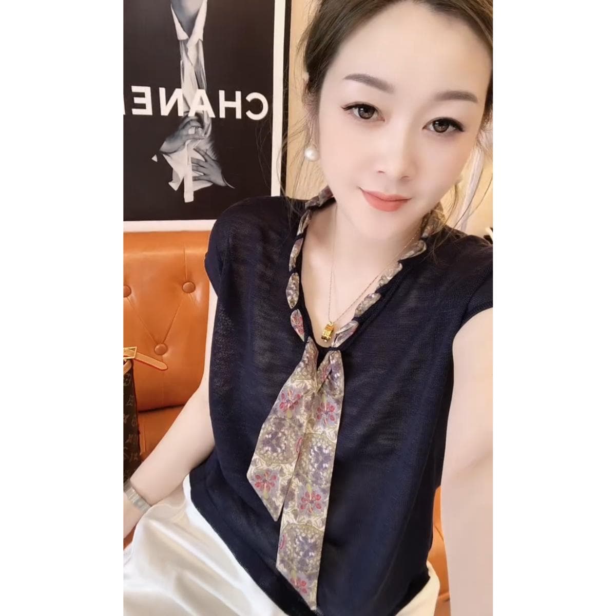 올해 패션 폭발 착용 가져 가라. 오래된 돈 바람 여름 새로운 연령 감소 다용도 스카프 반팔 맨위 이미지 3