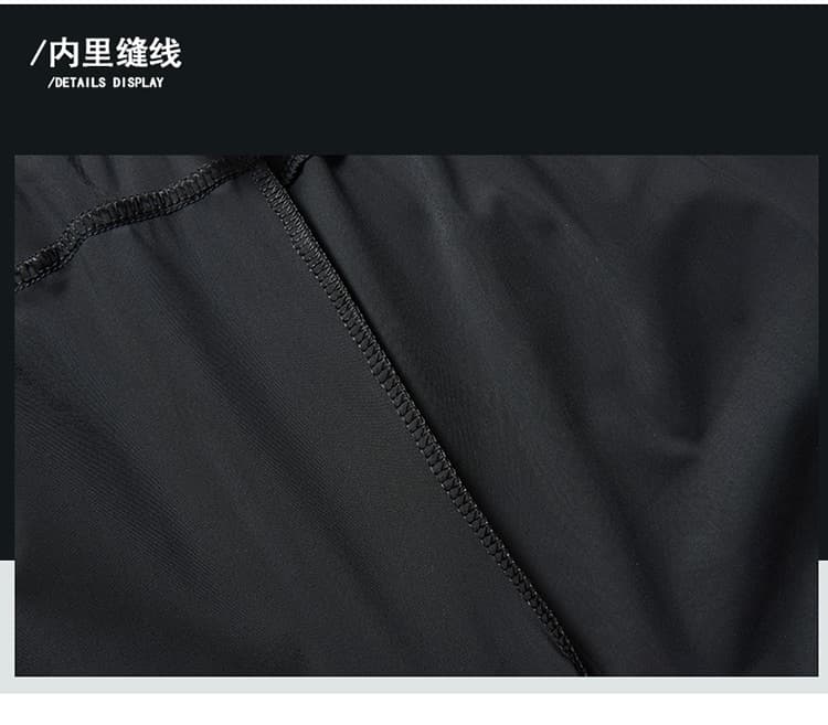 얼음 실크 속도 건조한 7부 바지 여름 남성 빅 사이즈 얇고 가벼운 통기성 차가운 센스 캐주얼 반바지 야외 스포츠 피트니스 바지 상세 이미지 19