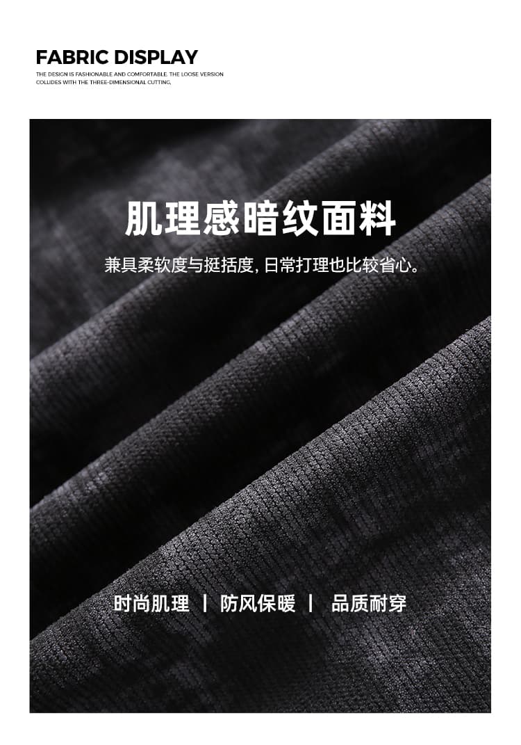 2026 레트로 잉크 염색 후드 재킷 남자 봄 가을 국경 간 아마존 캐주얼 남성 의류 맨위 오픈 가디건 트렌드 재킷 상세 이미지 8