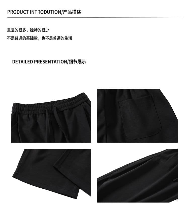 조수 브랜드 남자 모통이 칼 바지 2026 봄 새로운 일본식 워크웨어 팬츠 항구 바람 낙하산 병 루즈핏 스트레이트 넓은 다리 캐주얼 바지 상세 이미지 2