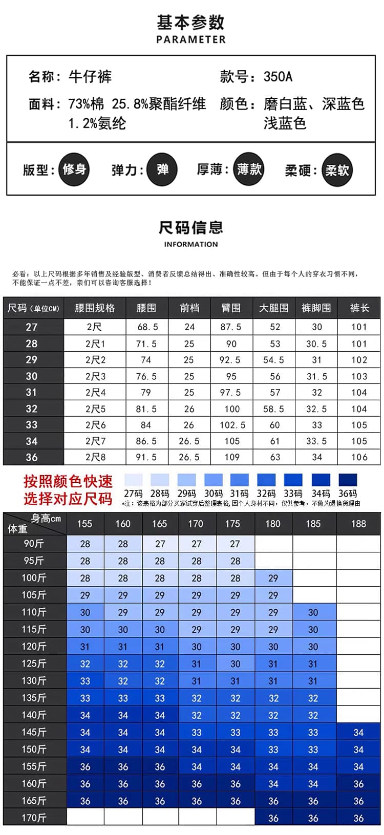 새로운 고급 다용도 한국 스타일 캐주얼 워싱 긴 바지 신축성 몸매 가꾸기 루즈핏 트렌드 슬림해 보이는 남성 청바지 상세 이미지 9