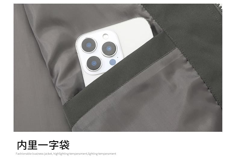 2026 봄 가을 새로운 재킷 남자 다용도 캐주얼 중청년 스탠드 칼라 재킷 품질 섹션 남성 의류 야구 유니폼 맨위 상세 이미지 21