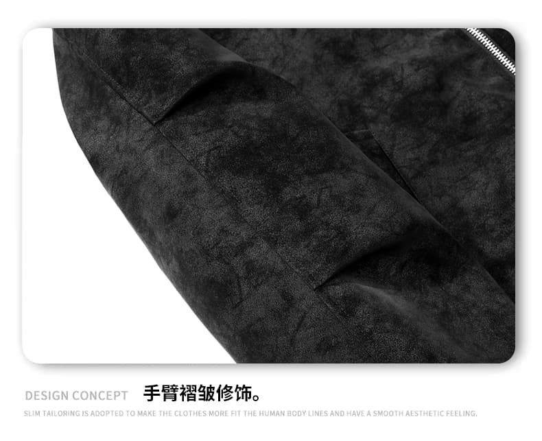국경 간 XL 가죽 재킷 재킷 남성 2026 가을 겨울 새로운 가죽 자켓 한국 스타일 캐주얼 플라잉 오토바이 서비스 상세 이미지 22