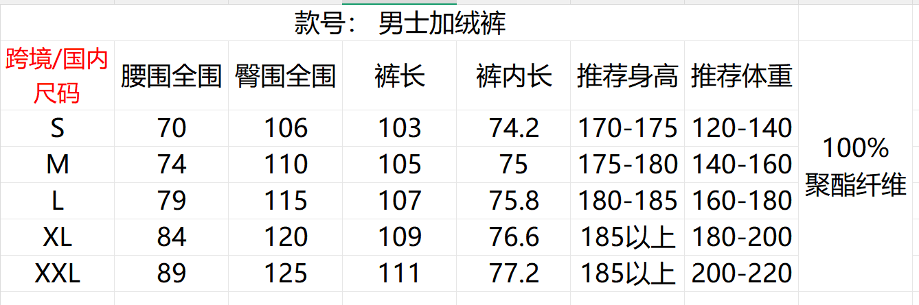 가을 겨울 방한과 난방 양털 플리스 새로운 겨울 털이 있고 두꺼운 긴 바지 남성 캐주얼 바지 남녀 조거 웨이 바지 상세 이미지 7