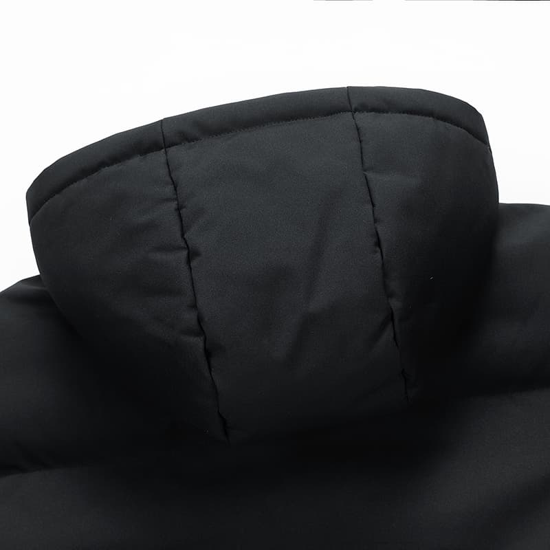 높은 품질 면 옷 남성 빅 사이즈 겨울 새로운 루즈핏 후드 목화 진딧물 패딩 재킷 쇼트 스타일 보온 면 의류 재킷 상세 이미지 2