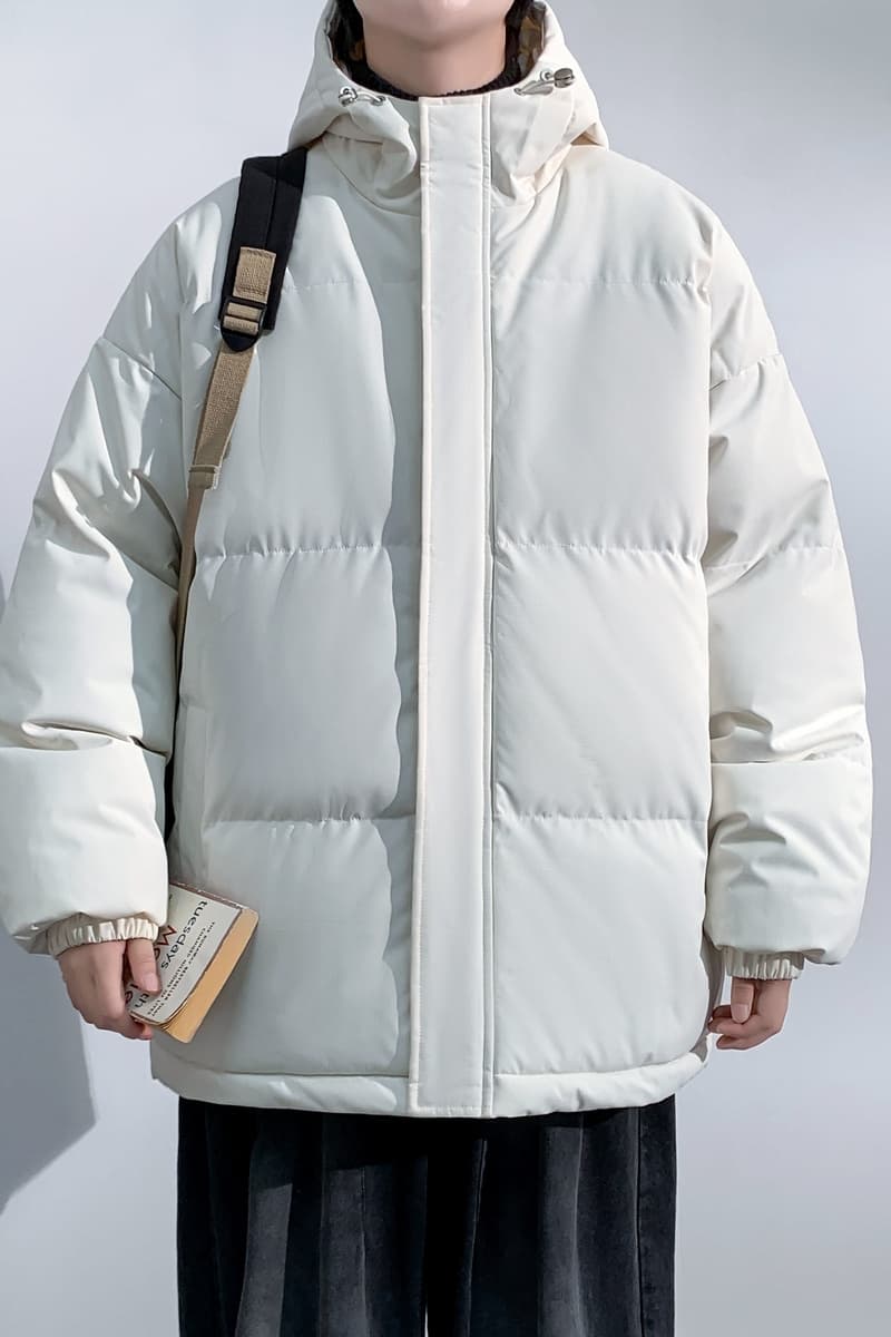 높은 품질 면 옷 남성 빅 사이즈 겨울 새로운 루즈핏 후드 목화 진딧물 패딩 재킷 쇼트 스타일 보온 면 의류 재킷 상세 이미지 13