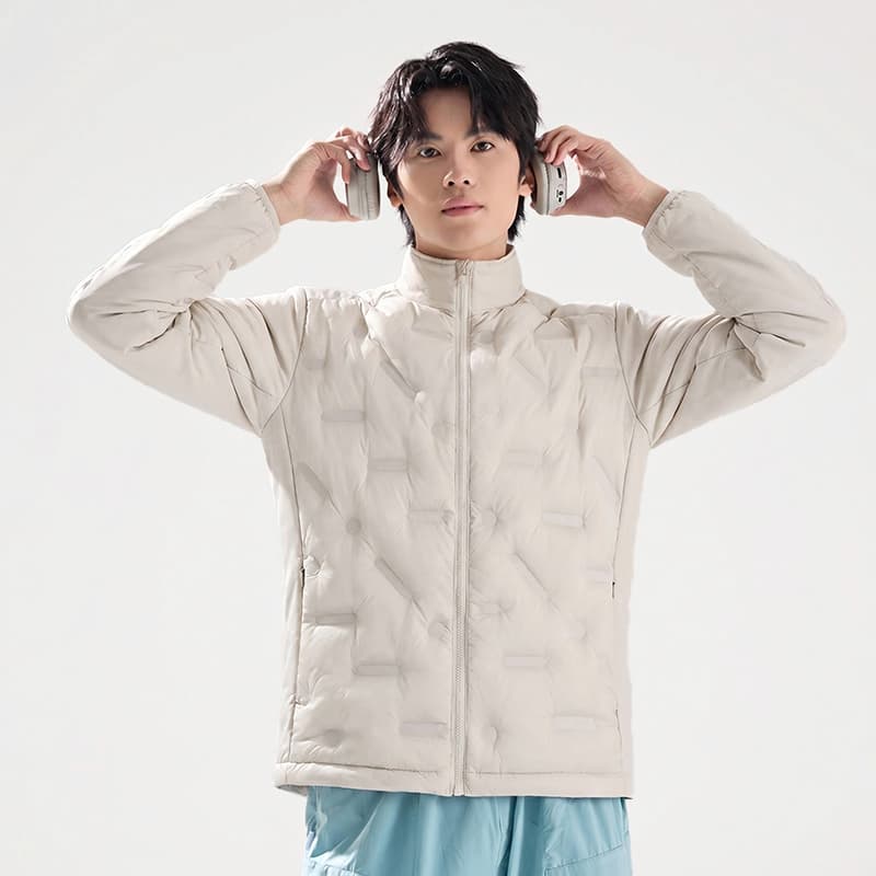 2026 가을 겨울 얇고 가벼운 다운 재킷 남녀 90 화이트 덕 다운 방풍 보온 스탠드 칼라 재킷 커플 다운 재킷