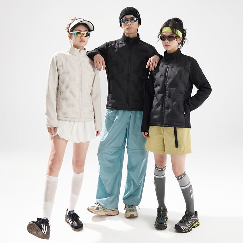 2026 가을 겨울 얇고 가벼운 다운 재킷 남녀 90 화이트 덕 다운 방풍 보온 스탠드 칼라 재킷 커플 다운 재킷 이미지 2
