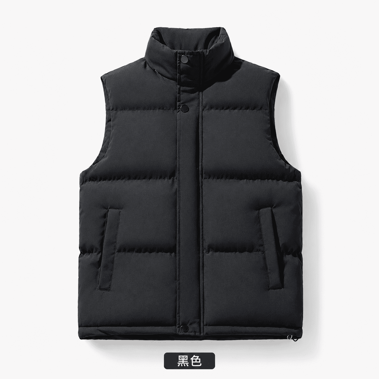 국경 간 재킷 가을 겨울 두꺼운 보온 면 베스트 남성 XL m-5xl 스탠드 칼라 루즈핏 민소매 재킷 상세 이미지 10
