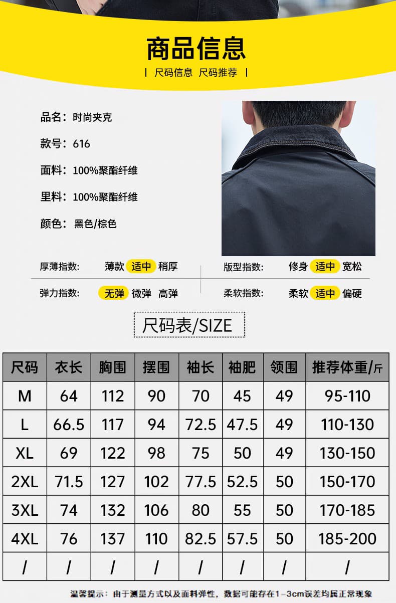 남성 캐주얼 재킷 재킷 2026 봄 가을 새로운 워크웨어 폴로 칼라 재킷 패션 패치워크 오픈 가디건 맨위 남자 상세 이미지 4