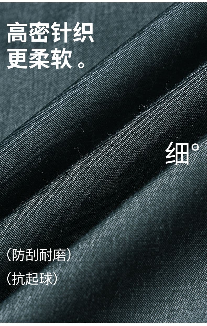 국경 간 모방 데님 후드 주머니 후드티 남자 단색 미니멀리즘 캐주얼 패션 조수 브랜드 남성 의류 풀오버 질감 맨위 상세 이미지 2
