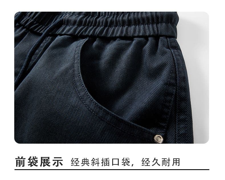 아메리칸 레트로 주간 실크 모통이 칼 바지 남성 가을 겨울 새로운 넓은 다리 다용도 캐주얼 패션 루즈핏 조수 브랜드 스트레이트 팬츠 상세 이미지 17