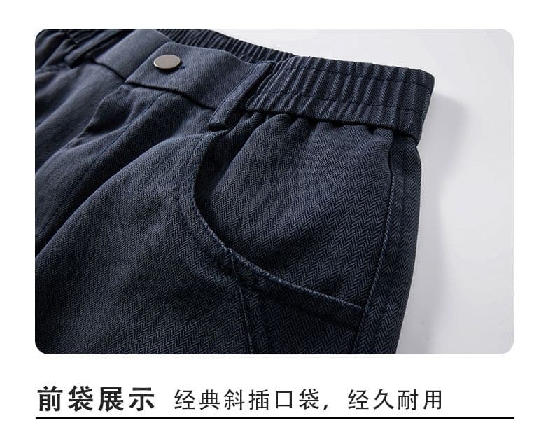 아메리칸 레트로 주간 실크 모통이 칼 바지 남성 가을 겨울 새로운 넓은 다리 다용도 캐주얼 패션 루즈핏 조수 브랜드 스트레이트 팬츠 상세 이미지 17