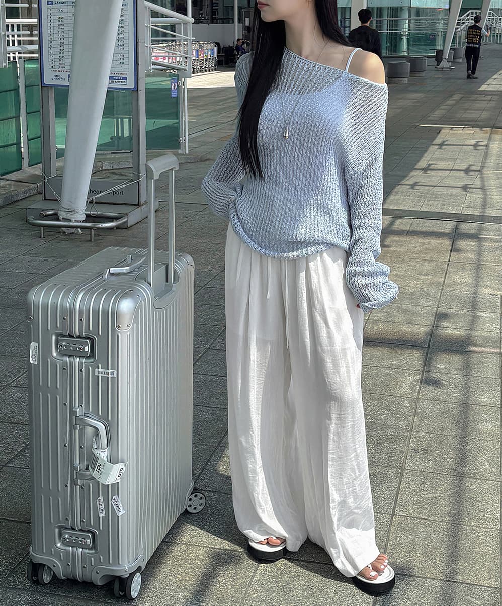 한국 스타일 ins 느긋한 바람 얼음 실크 해변 자외선 차단 블라우스 일본식 단색 긴팔 얇은 스타일 스웨터 니트 스웨터 여성 상세 이미지 24