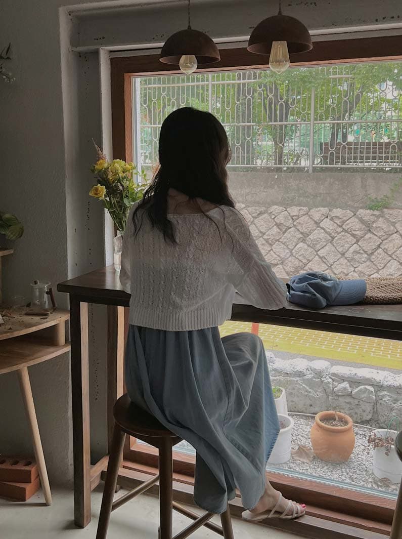 얇은 스타일 니트 스웨터 카디건 코트 한국 스타일 일본식 단색 V넥 꽈배기 쇼트 스타일 오픈 가디건 긴팔 스웨터 맨위 여성 상세 이미지 16