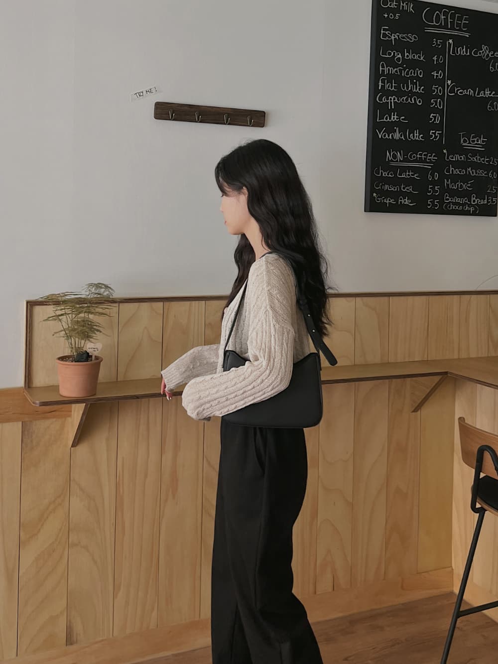 얇은 스타일 니트 스웨터 카디건 코트 한국 스타일 일본식 단색 V넥 꽈배기 쇼트 스타일 오픈 가디건 긴팔 스웨터 맨위 여성 상세 이미지 27