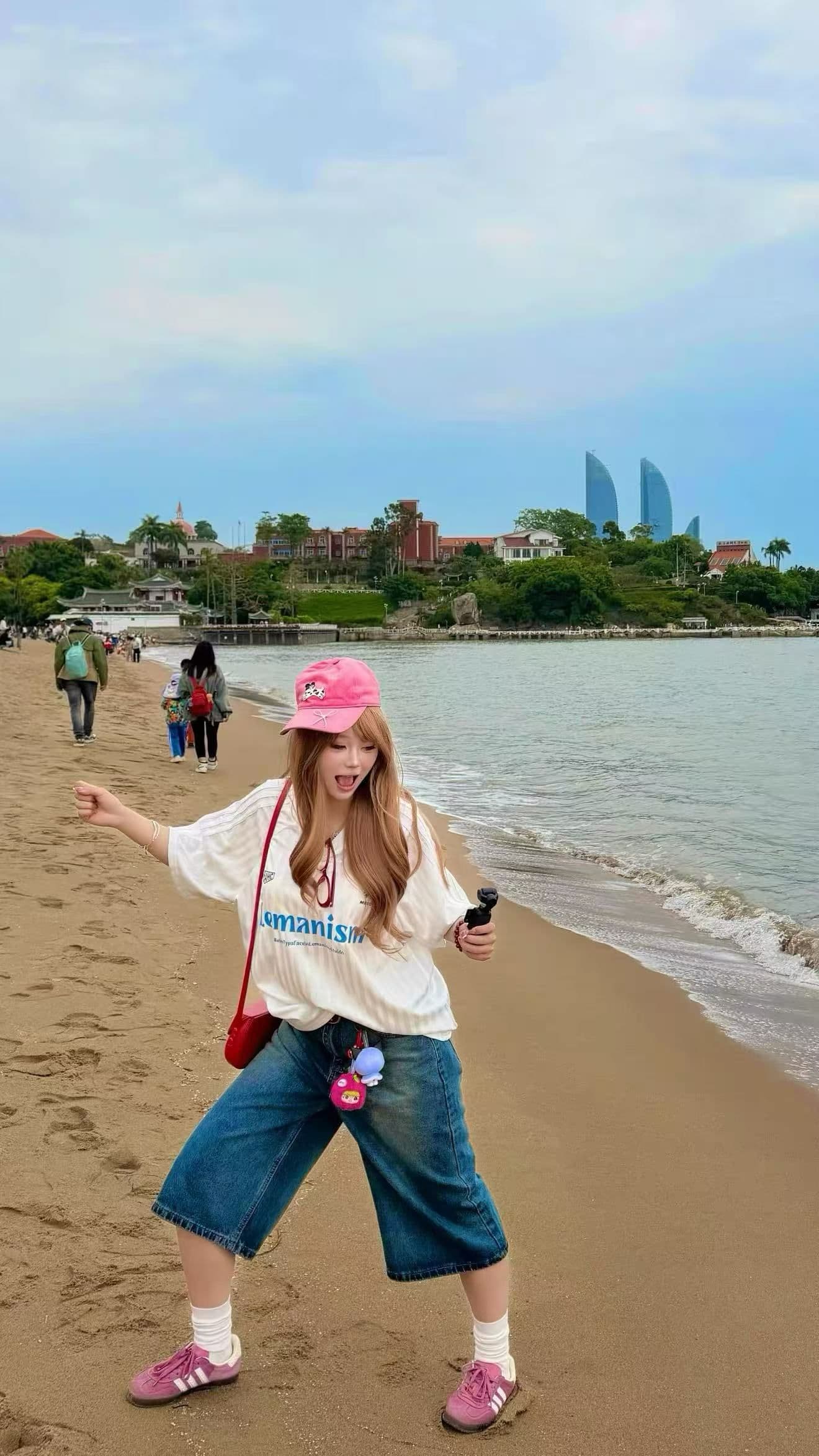 스트라이프 저지 원단 원본 솜씨 아메리칸 높음 거리 스트라이프 반팔 티셔츠 공 서비스 커플 남녀 여름 상세 이미지 11