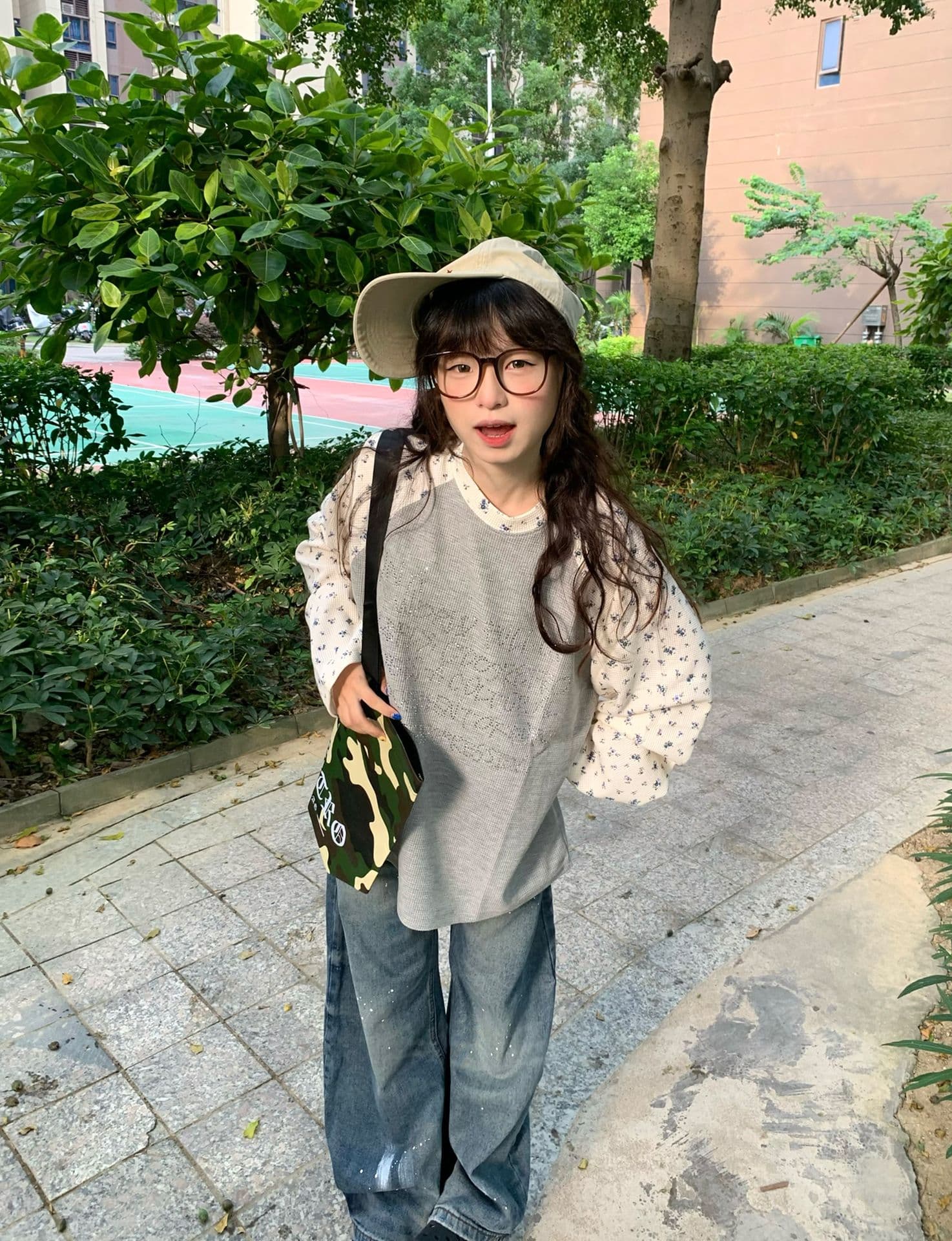 원본 솜씨 6535 후아 남편 그리드 250그램 긴팔 티셔츠 여성 상세 이미지 5